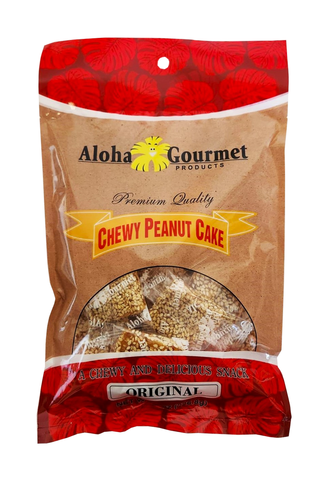 Aloha Gourmet Chewy Peanut Cake 8oz.