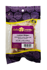 Aloha Gourmet Lemon Strips 2.25 oz