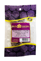 Aloha Gourmet Seedless Lihing Mui White 1oz (NOT FOR SALE TO CALIFORNIA)