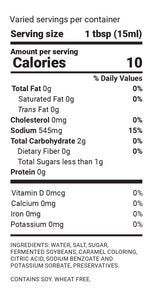 Aloha Gluten-Free Soy Sauce 1 Gallon