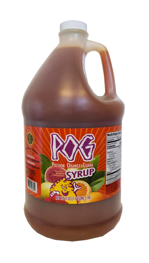 Aloha Shoyu POG (Passion, Orange, Guava) Concentrate Syrup 1 Gallon