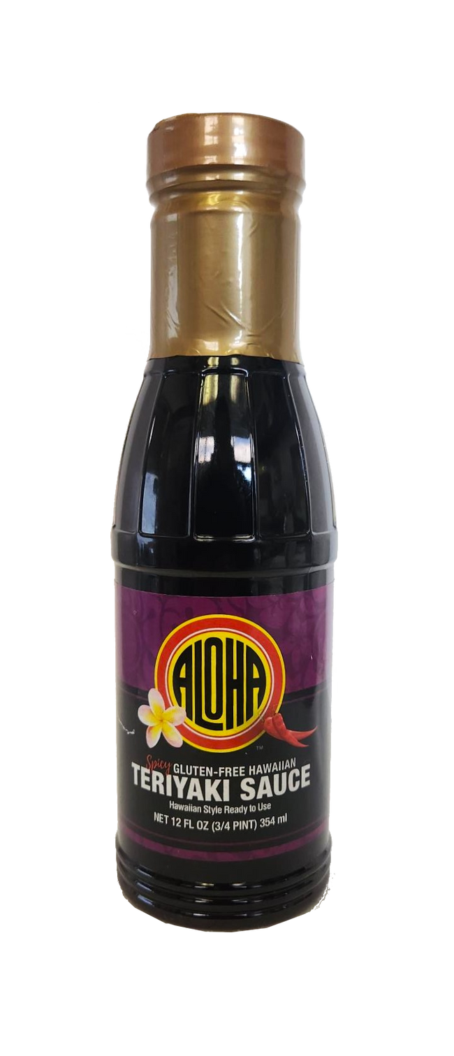 Aloha Spicy Gluten-Free Hawaiian Teriyaki Sauce 12oz