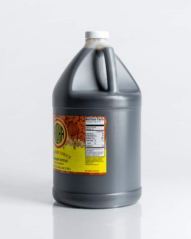 Aloha Hawaiian Style Teriyaki Sauce 128 oz (1 Gallon)