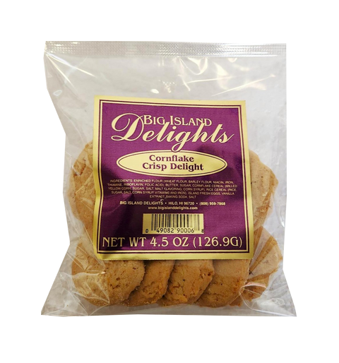 Big Island Delights Cookies - Cornflake Crisp Delight 4.5oz.