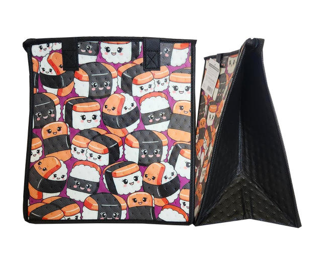 Tropical Paper Garden Hawaiian Hot/Cold Reusable Medium Bag - BITTY BITES PURPLE MED