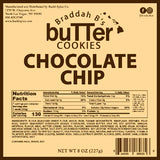 Braddah B's Butter Cookies - Chocolate Chip 8oz.