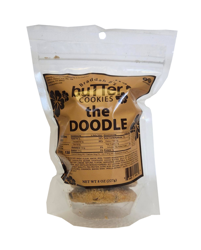 Braddah B's Butter Cookies - The Doodle 8oz.