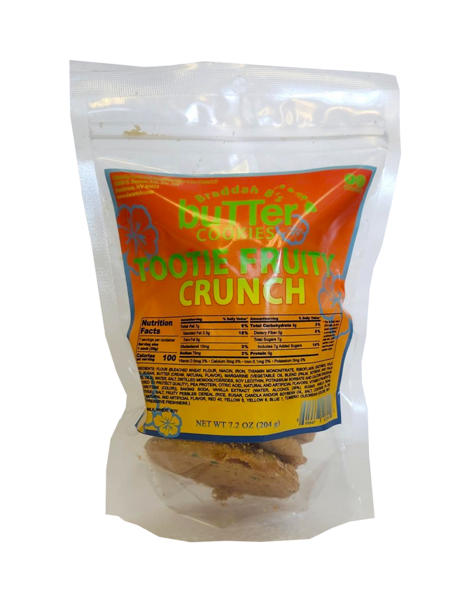 Braddah B's Butter Cookies - Tootie Fruity Crunch 7.2oz.