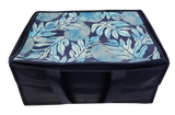 Tropical Paper Garden Hot/Cold Reusable Large Casserole Bag - NATURE NAVY