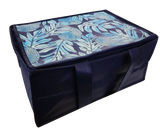 Tropical Paper Garden Hot/Cold Reusable Large Casserole Bag - NATURE NAVY