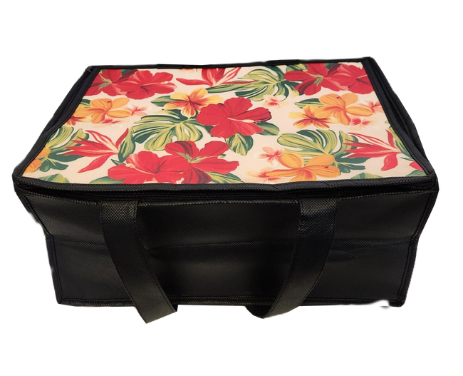 Tropical Paper Garden Hot/Cold Reusable Large Casserole Bag - PUA NOVA CREAM