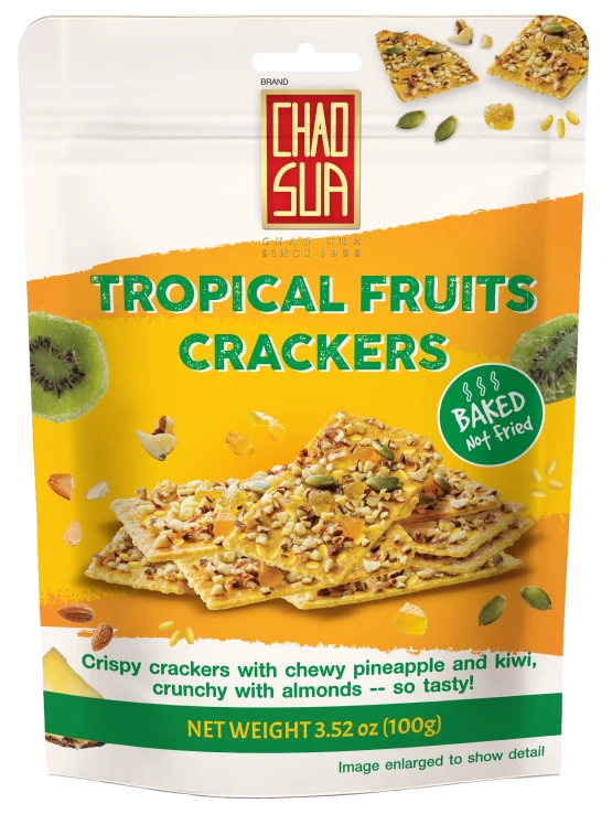 Chao Sua Tropical Fruits Cracker 3.52oz.