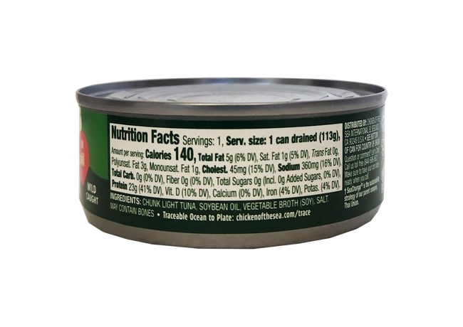 Chicken of the Sea Wild Caught Chunk Light Tuna in Oil 5oz