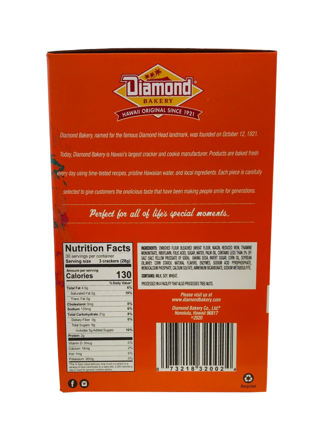 Diamond Bakery Royal Creem Cracker Original 30oz