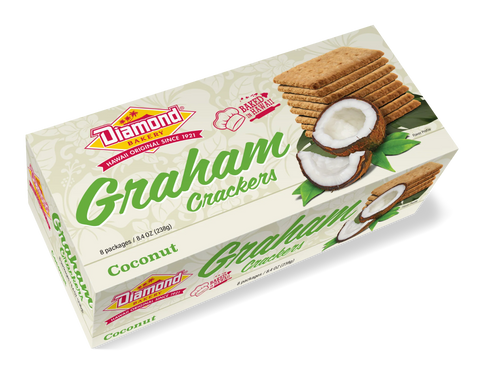 Diamond Bakery Coconut Graham Crackers 8.4 oz