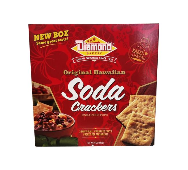Diamond Bakery Soda Crackers Unsalted Tops 30oz