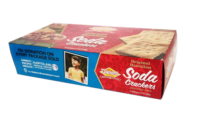 Diamond Bakery Soda Crackers Unsalted Tops Small 13oz