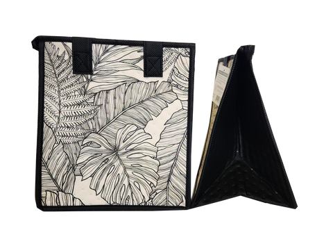 Tropical Paper Garden Hawaiian Hot/Cold Reusable Small Bag - ECOSYSTEM CREAM PET