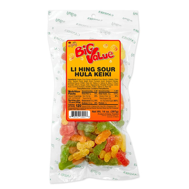 Enjoy Big Value Li Hing Sour Hula Keiki 14oz