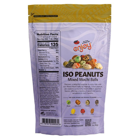 Enjoy Iso Peanuts - Mixed Mochi Balls 6oz