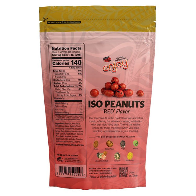 Enjoy Iso Peanuts - Red 7oz.