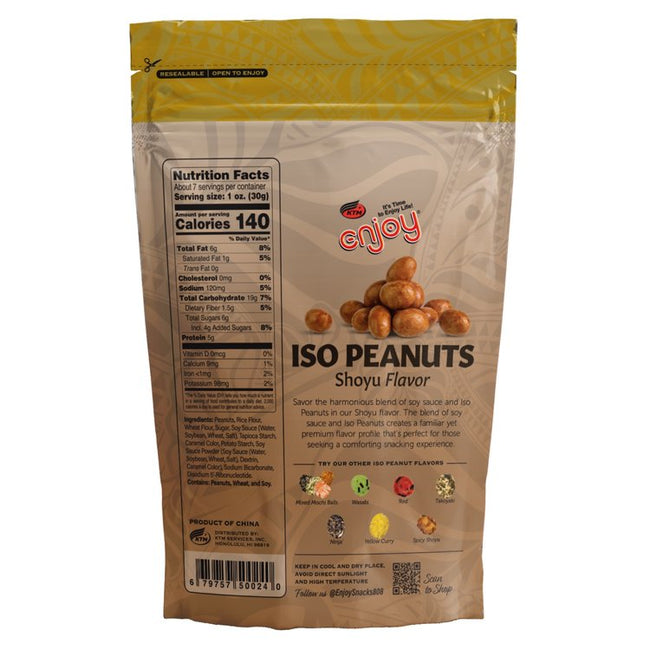 Enjoy Iso Peanuts - Shoyu 7oz.