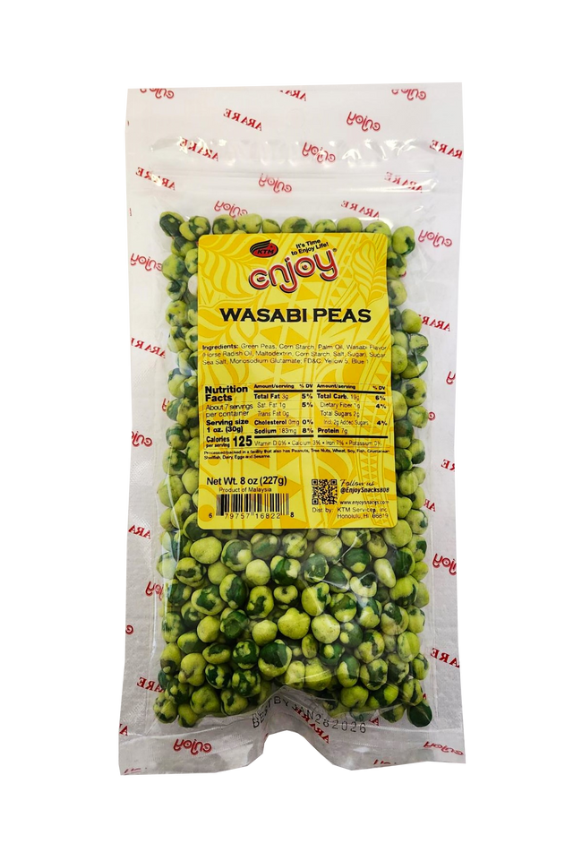 Enjoy Wasabi Peas 8oz.
