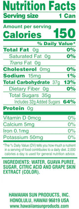 Hawaiian Sun Drink - Guava Nectar (24 Pack)  **Limit 2 cases per purchase transaction**