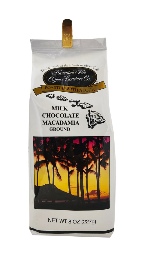 Hawaiian Isles Coffee Roasters Co. Milk Chocolate Macadamia Ground Coffee 8oz