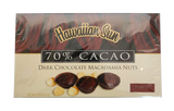 Hawaiian Sun 70% Cacao Dark Chocolate Covered Macadamia Nuts 5oz