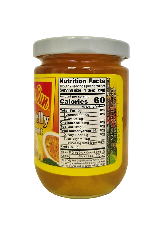 Hawaiian Sun Lilikoi Passion Fruit Jelly 10 oz