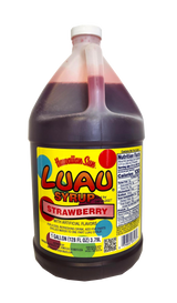 Hawaiian Sun Luau Strawberry Syrup Gallon