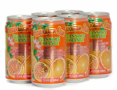 Hawaiian Sun Drink - VARIETY PACK - Passion Orange 11.5 oz, Lilikoi Passion, Pass-O-Guava, and Guava Nectar 11.5 oz (Pack of 6 each flavor) **Limit 2 total cases per purchase transaction**