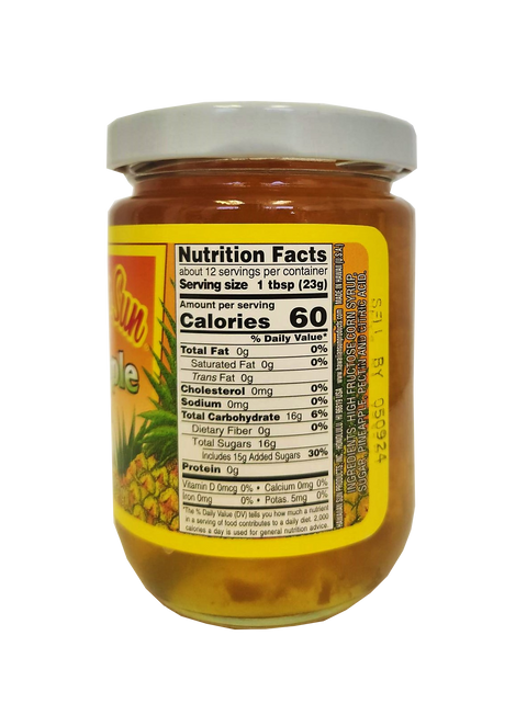 Hawaiian Sun Pineapple Jam 10 oz