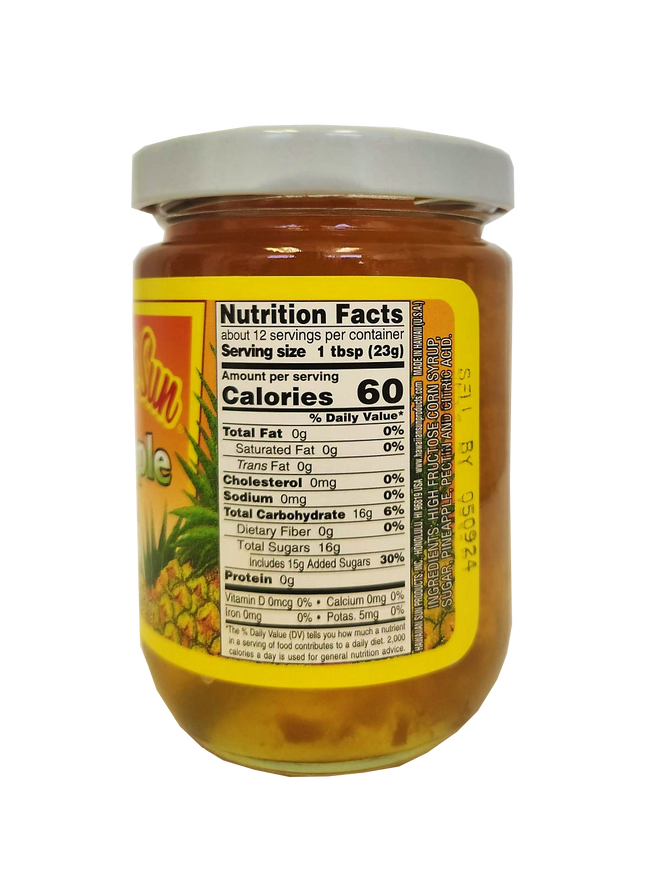 Hawaiian Sun Pineapple Jam 10 oz