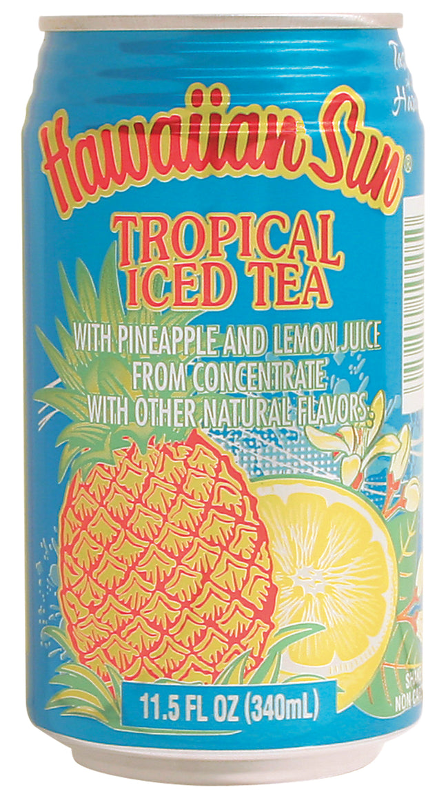 Hawaiian Sun Drink - Tropical Iced Tea (24 Pack)  **Limit 2 cases per purchase transaction**