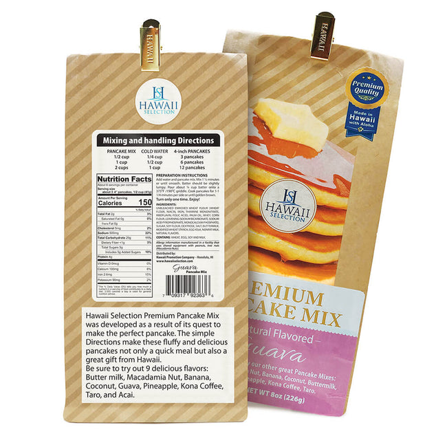 Hawaii Selection Premium Pancake Mix - Guava 8oz.
