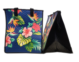 Tropical Paper Garden Hawaiian Hot/Cold Insulated Large Bag - HEIRBLOOM NAVY LRG