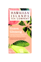 Hawaiian Islands Tea Co. Guava Gingseng Tropical Flavored Green Tea 20CT/EA 1.41oz