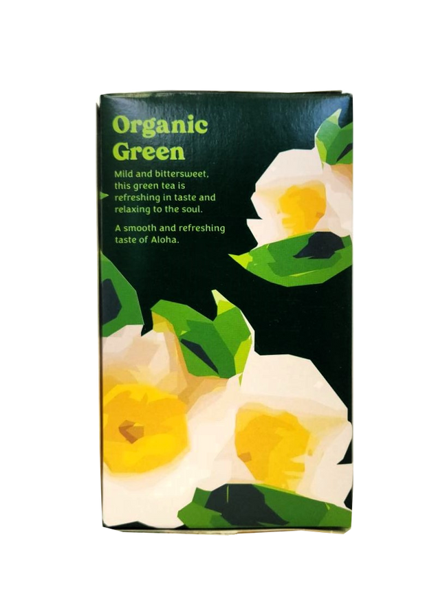 Hawaiian Islands Tea Co. Organic Green Tea 20CT/EA 1.41oz