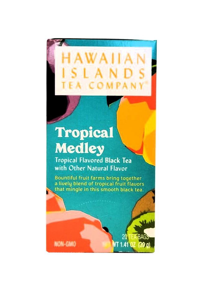 Hawaiian Islands Tea Co. Tropical Medley Tropical Flavored Black Tea  20CT/EA 1.41oz