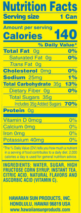 Hawaiian Sun Drink - Island Iced Tea 11.5oz (Pack of 6)  **Limit of 8-6 Packs per purchase transaction**