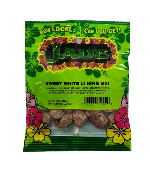 Jade Sweet Li Hing Mui 1.0 oz - White (NOT FOR SALE TO CALIFORNIA)