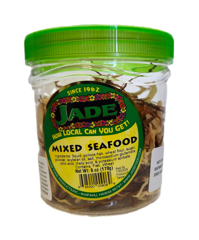Jade Mixed Seafood Jar 7oz (NOT FOR SALE TO CALIFORNIA)