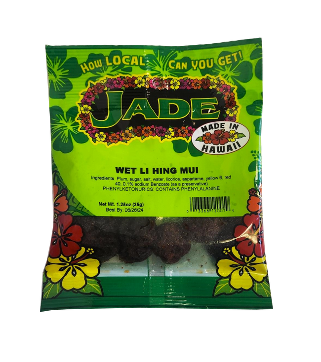 Jade Wet Li Hing Mui 1.25 oz (NOT FOR SALE TO CALIFORNIA)