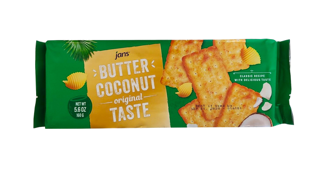 JANS Butter Coconut Cracker 5.6 oz.