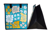 Tropical Paper Garden Hawaiian Hot/Cold Insulated Large Bag - JIGSAW AQUA LRG