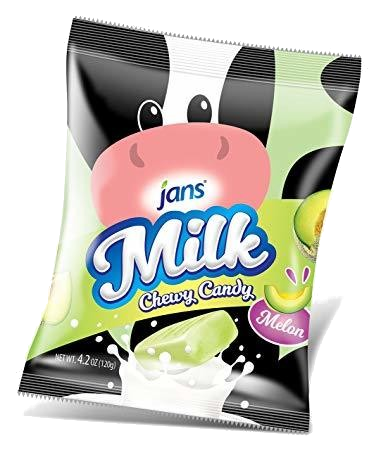 JANS Melon Milk Chew Candy 4.2oz