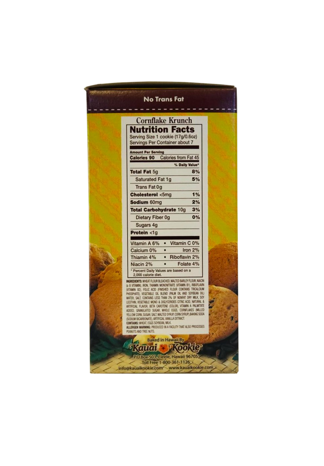 Kauai Kookie Cornflake Krunch Cookies 4.5oz