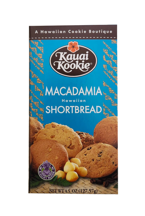 Kauai Kookie Macadamia Nut Shortbread Cookies 4.5 oz